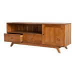 Teak Wood & Rattan Cabinets and Sideboard - Image 8