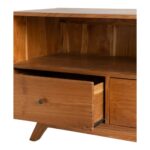 Teak Wood & Rattan Cabinets and Sideboard - Image 3