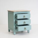 Wooden Bedside Table - Silt Green - Image 4