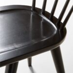 Black Wood Dining Chair - Image 6