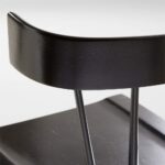 Black Wood Dining Chair - Image 2