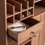 Solid Wood Heritage Bar Cabinet - Image 5