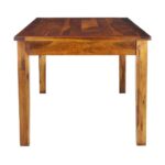 Sheesham Wood 6 Seater Table with Chairs - Image 5