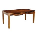 Sheesham Wood 6 Seater Table with Chairs - Image 8