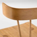 Natural Wood Dining Chair - Image 5