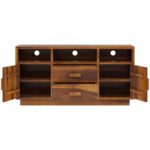 Solid Teak Wood TV Unit - Image 6