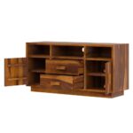 Solid Teak Wood TV Unit - Image 2