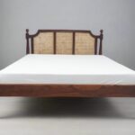 Rattan cane Sheesham wood King / Queen / Single Bed - Image 3