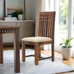 Sheesham Wood 6 Seater Dining Set - Image 8