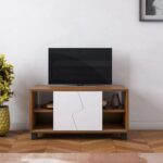 Solid Wood TV Media Stand with Drawers