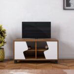 Solid Wood TV Media Stand with Drawers - Image 2