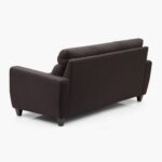 Fabric 3-Seater Sofa - Brown - Image 2
