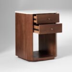 Modern Solid Wood Bedside Table - Image 6