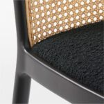 Black Cane Dining Chair - Image 4