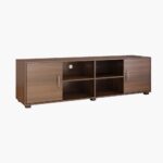 Solid Wood TV Media Stand with Drawers - Image 2