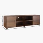 Solid Wood TV Media Stand with Drawers - Image 4