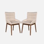 Solid Wood Dining Chair in Walnut Colour - Image 4