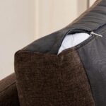 Fabric 2-Seater Sofa - Brown - Image 4