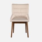 Solid Wood Dining Chair in Walnut Colour - Image 6