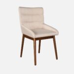 Solid Wood Dining Chair in Walnut Colour - Image 7