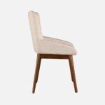 Solid Wood Dining Chair in Walnut Colour - Image 2