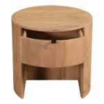 Modern Round Bedside Table - Image 6