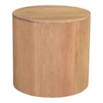 Modern Round Bedside Table - Image 7