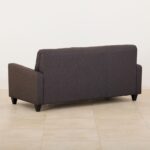Fabric 3-Seater Sofa - Brown - Image 6