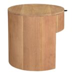 Modern Round Bedside Table - Image 2