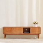 TV Unit – Walnut & White Finish - Image 2