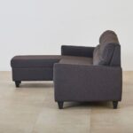 Fabric 3-Seater Left Corner Sofa with Chaise - Brown - Image 8