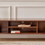 Marble Top TV Unit – Beige & Brown - Image 6