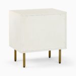 Bedside Table in rattan Cane With 2 Drawers - Image 3