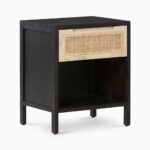 Rattan & Wood 2-Drawer Nightstand (25.75") - Image 5