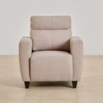 Fabric 1-Seater Sofa - Beige - Image 3