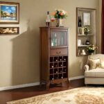 Retro Brown Solid Wood Extendable Bar Counter for Home Bar & Living Room - Image 2