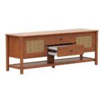 Sheesham Wood TV Unit – Brown - Image 5