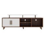 Solid Wood TV Unit – Walnut - Image 4