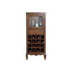 Retro Brown Solid Wood Extendable Bar Counter for Home Bar & Living Room - Image 3