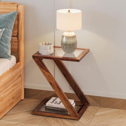 Sheesham Wood Bedside Table