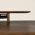 Solid Walnut Wood Work & Study Desk - Image 5