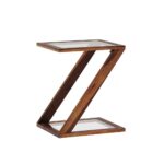 Sheesham Wood Bedside Table - Image 2