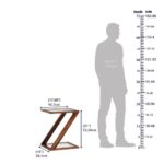 Sheesham Wood Bedside Table - Image 3