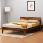 Premium Solid Wood Bed, Queen Size