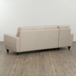 Fabric 3-Seater Left Corner Sofa with Chaise - Beige - Image 2