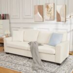 Modern Loveseat 3-Seater Sofa - Image 4