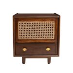 Cane Corner Bed Side Table - Image 3