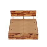 Queen Sheesham Wood Bed - Image 5