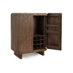 Handcrafted Sheesham Wood Royal Carving Bar Cabinet - Image 6