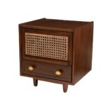 Cane Corner Bed Side Table - Image 4